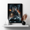 Cinematic Porsche Wall Frame